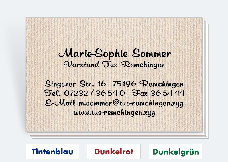 100 Visitenkarten FEEL