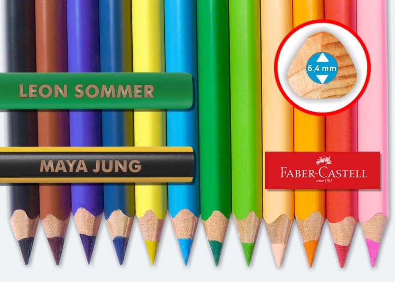 Jumbo-Stifte mit Namen