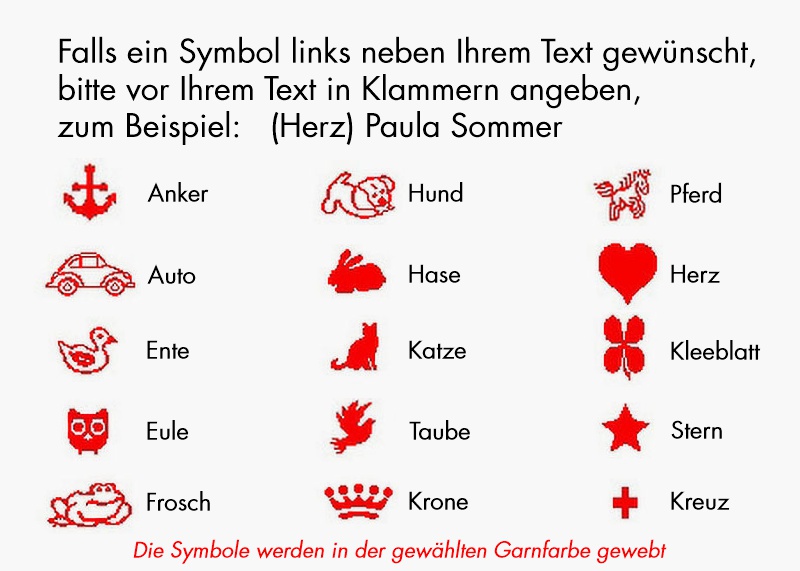 Wäsche-Etiketten, 36 Stück zum Einnähen, Schwarz