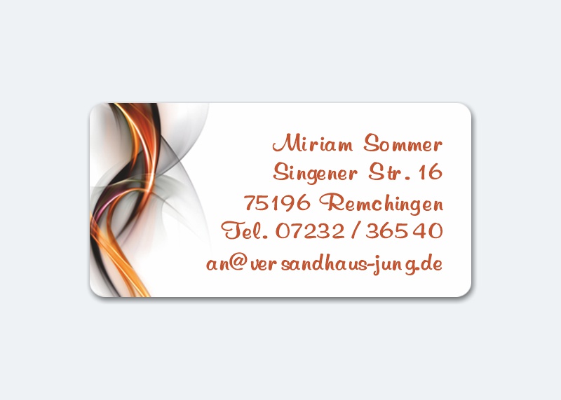168 Adressaufkleber MAXI-Motiv Abstrakt