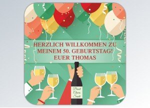 Untersetzer "Party" 