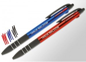 3-Farb-Kugelschreiber Blau