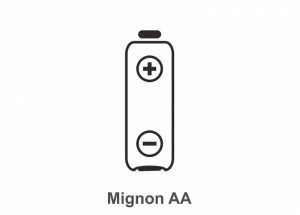 Batterie Typ Mignon AA, 1 Stück 