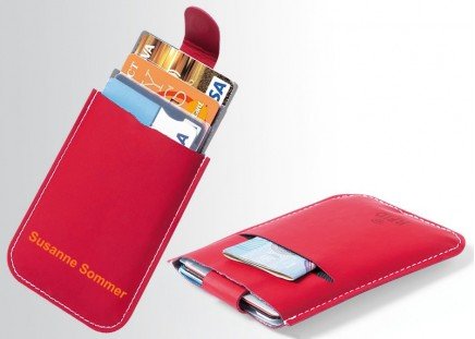 RFID-Kreditkartenhalter Rot