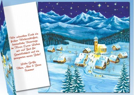 De-Luxe Weihnachtskarte 2025 