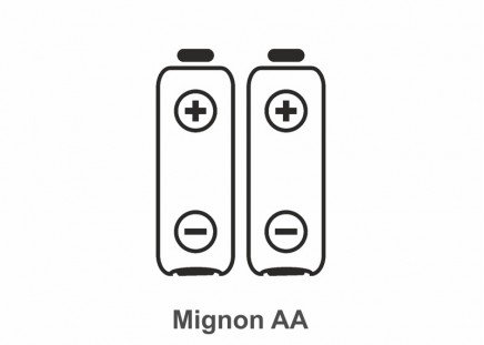 Batterie Typ Mignon AA, 2 Stück 