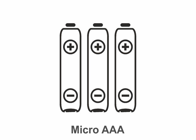 Batterie Typ Micro AAA, 3 Stück 